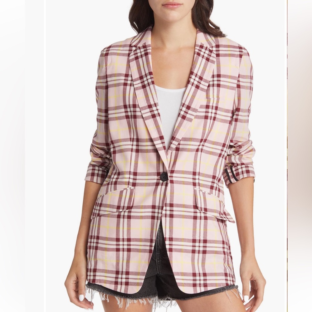 Rag & Bone Margot Classic Plaid Blazer